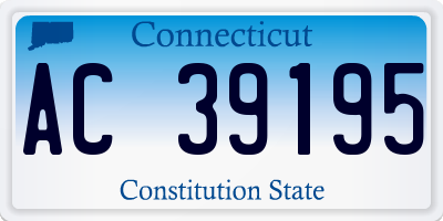 CT license plate AC39195