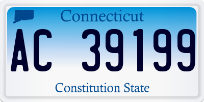 CT license plate AC39199