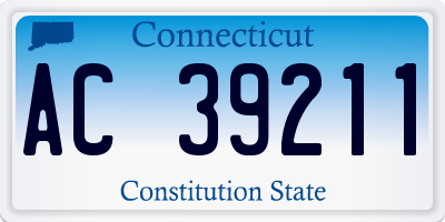 CT license plate AC39211