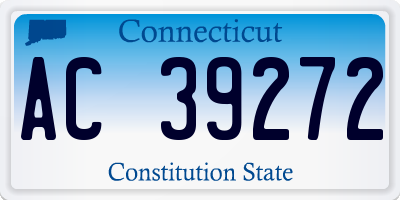 CT license plate AC39272