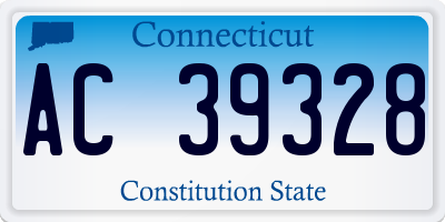 CT license plate AC39328