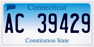 CT license plate AC39429