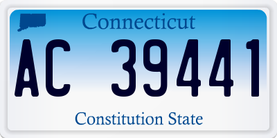 CT license plate AC39441