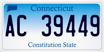 CT license plate AC39449