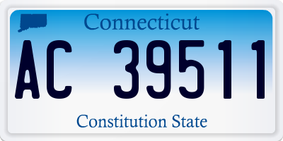 CT license plate AC39511