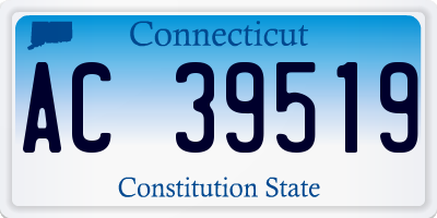 CT license plate AC39519