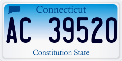 CT license plate AC39520