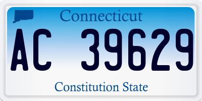 CT license plate AC39629