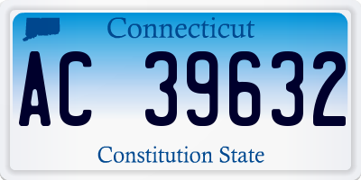 CT license plate AC39632