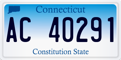 CT license plate AC40291