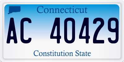 CT license plate AC40429