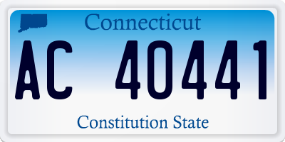 CT license plate AC40441