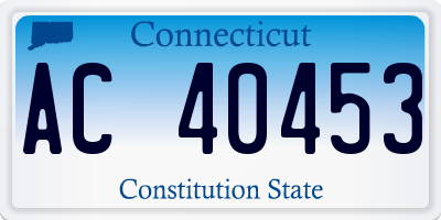 CT license plate AC40453