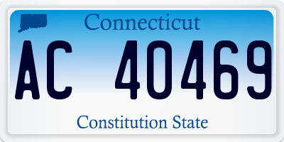 CT license plate AC40469