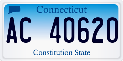 CT license plate AC40620