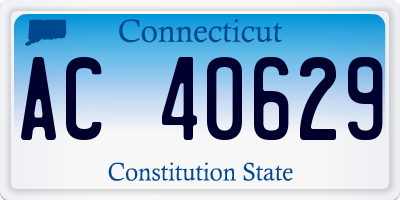 CT license plate AC40629