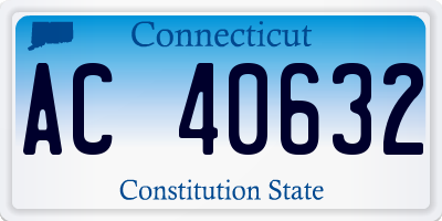 CT license plate AC40632