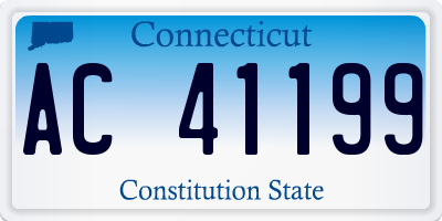 CT license plate AC41199