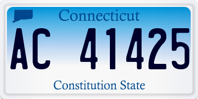 CT license plate AC41425