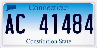 CT license plate AC41484