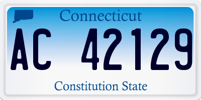 CT license plate AC42129