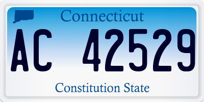 CT license plate AC42529