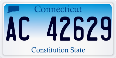 CT license plate AC42629