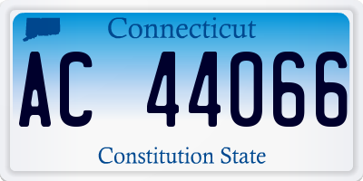 CT license plate AC44066