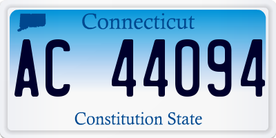CT license plate AC44094