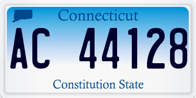 CT license plate AC44128