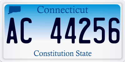 CT license plate AC44256