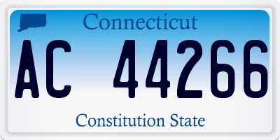 CT license plate AC44266