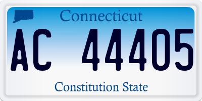 CT license plate AC44405