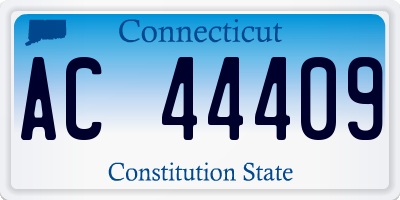 CT license plate AC44409