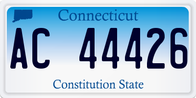 CT license plate AC44426