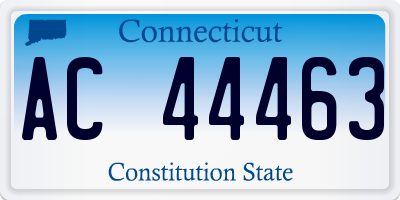 CT license plate AC44463