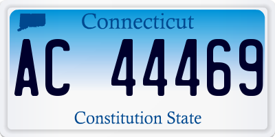 CT license plate AC44469