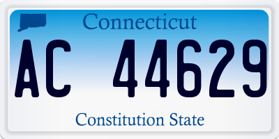 CT license plate AC44629