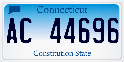 CT license plate AC44696