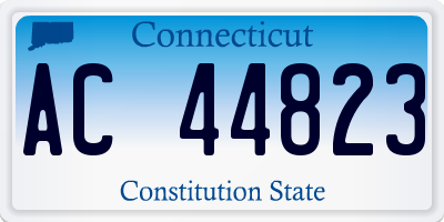 CT license plate AC44823