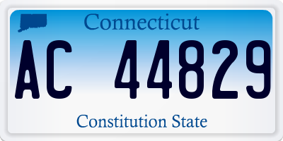 CT license plate AC44829