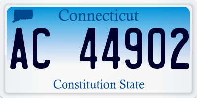 CT license plate AC44902