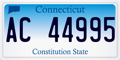 CT license plate AC44995