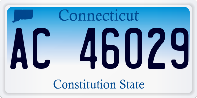 CT license plate AC46029