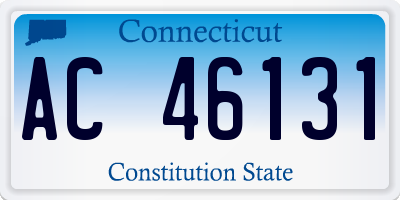 CT license plate AC46131