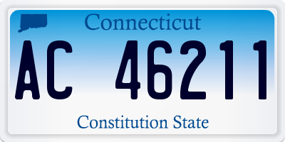 CT license plate AC46211