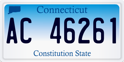 CT license plate AC46261