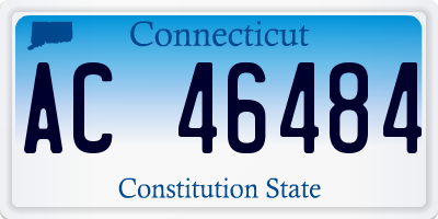 CT license plate AC46484