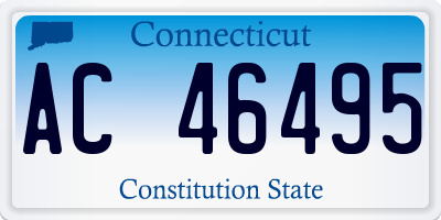 CT license plate AC46495