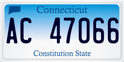 CT license plate AC47066